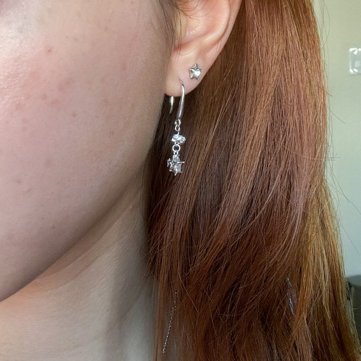 Crystal Star Earrings