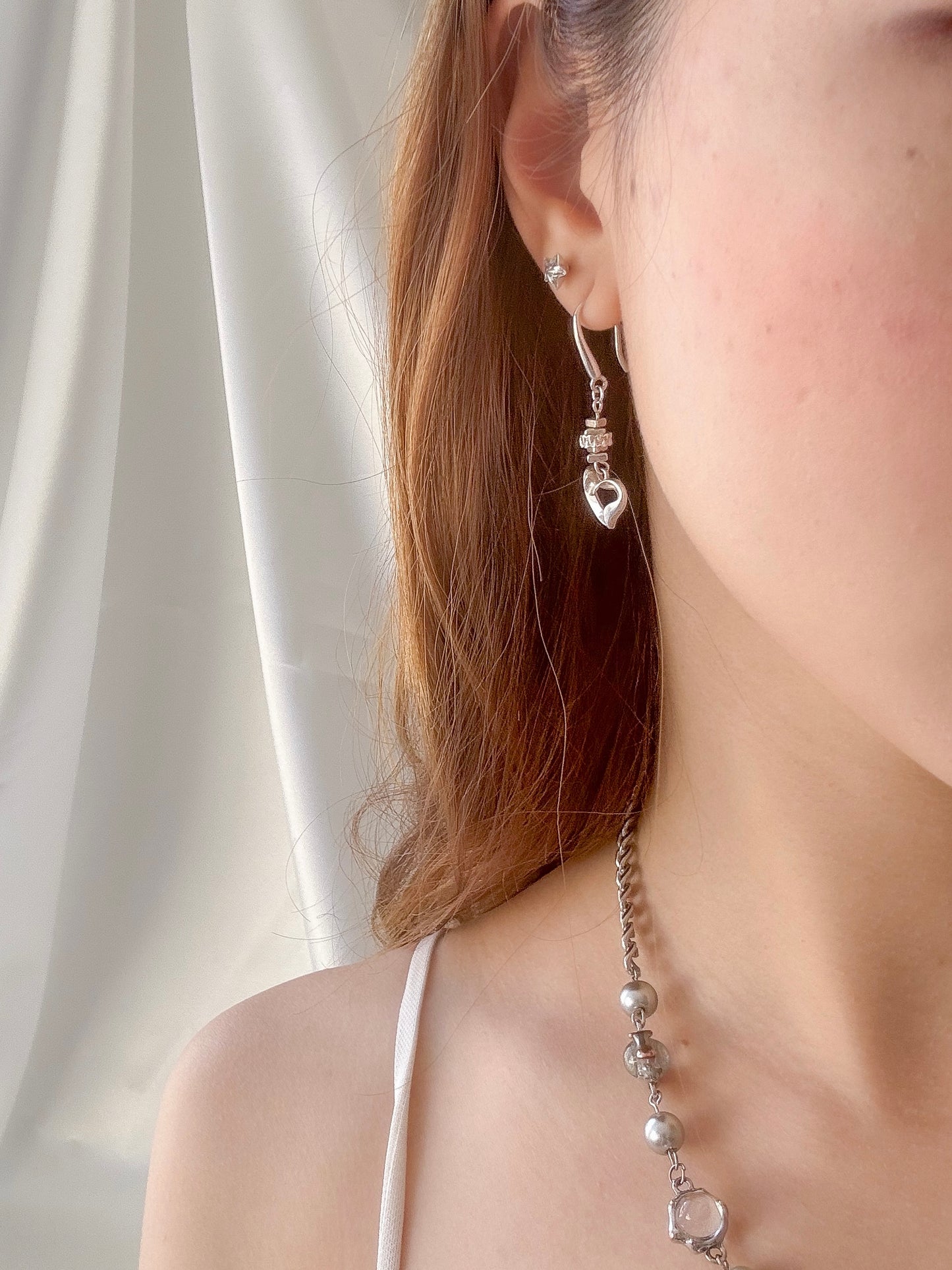 Twisted Heart Earrings