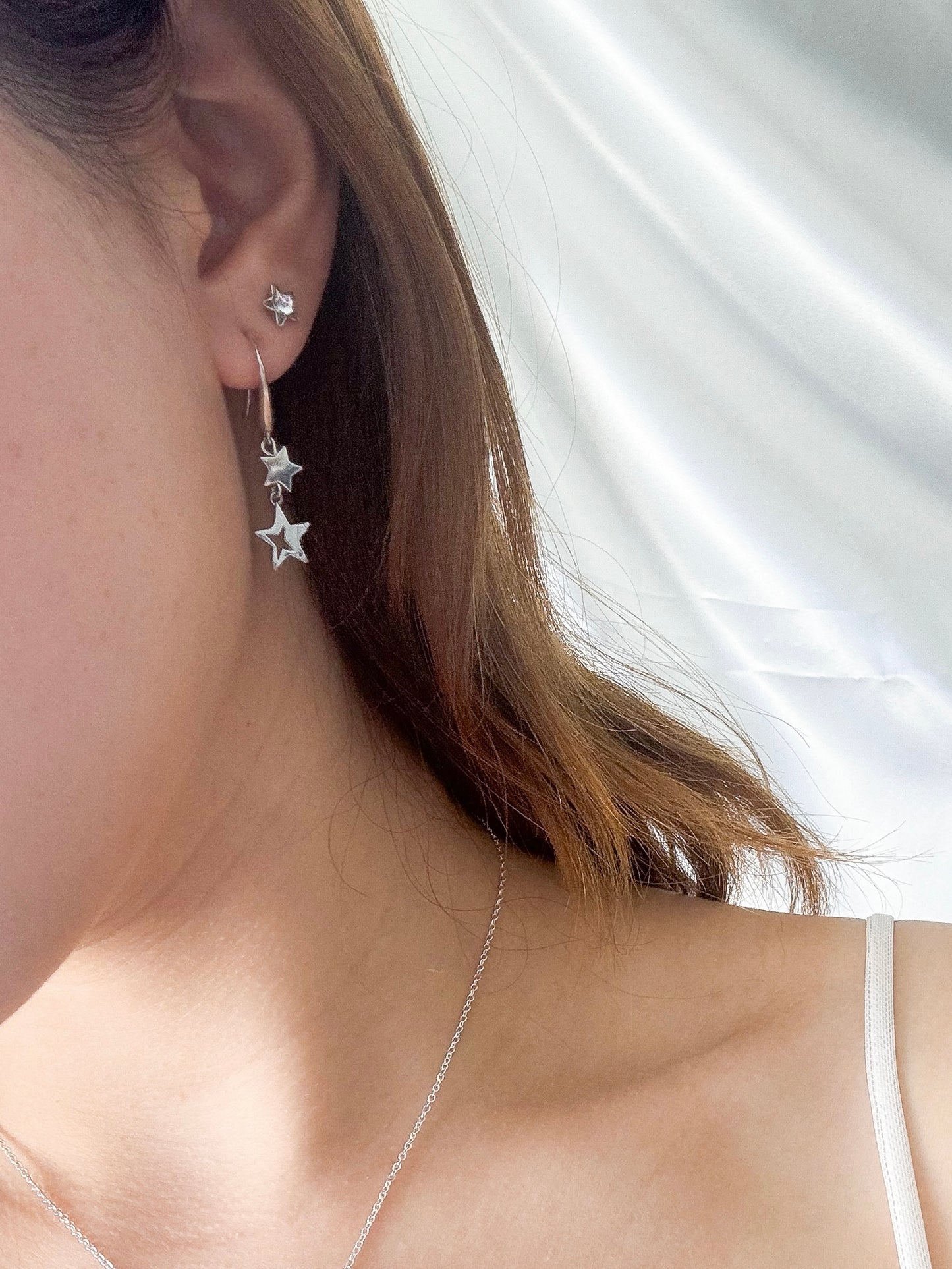 Asymmetric Star Earrings