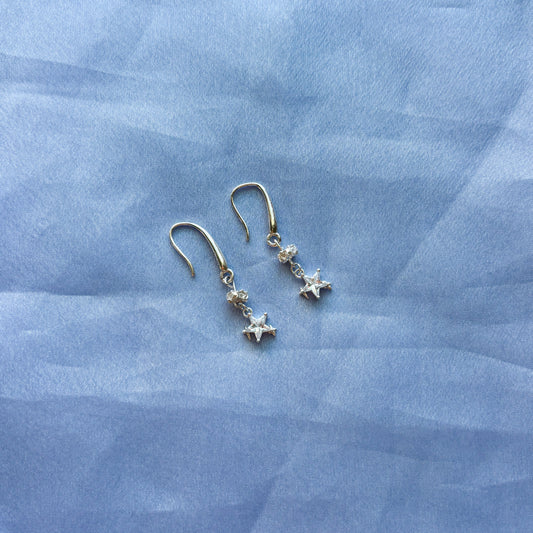 Crystal Star Earrings