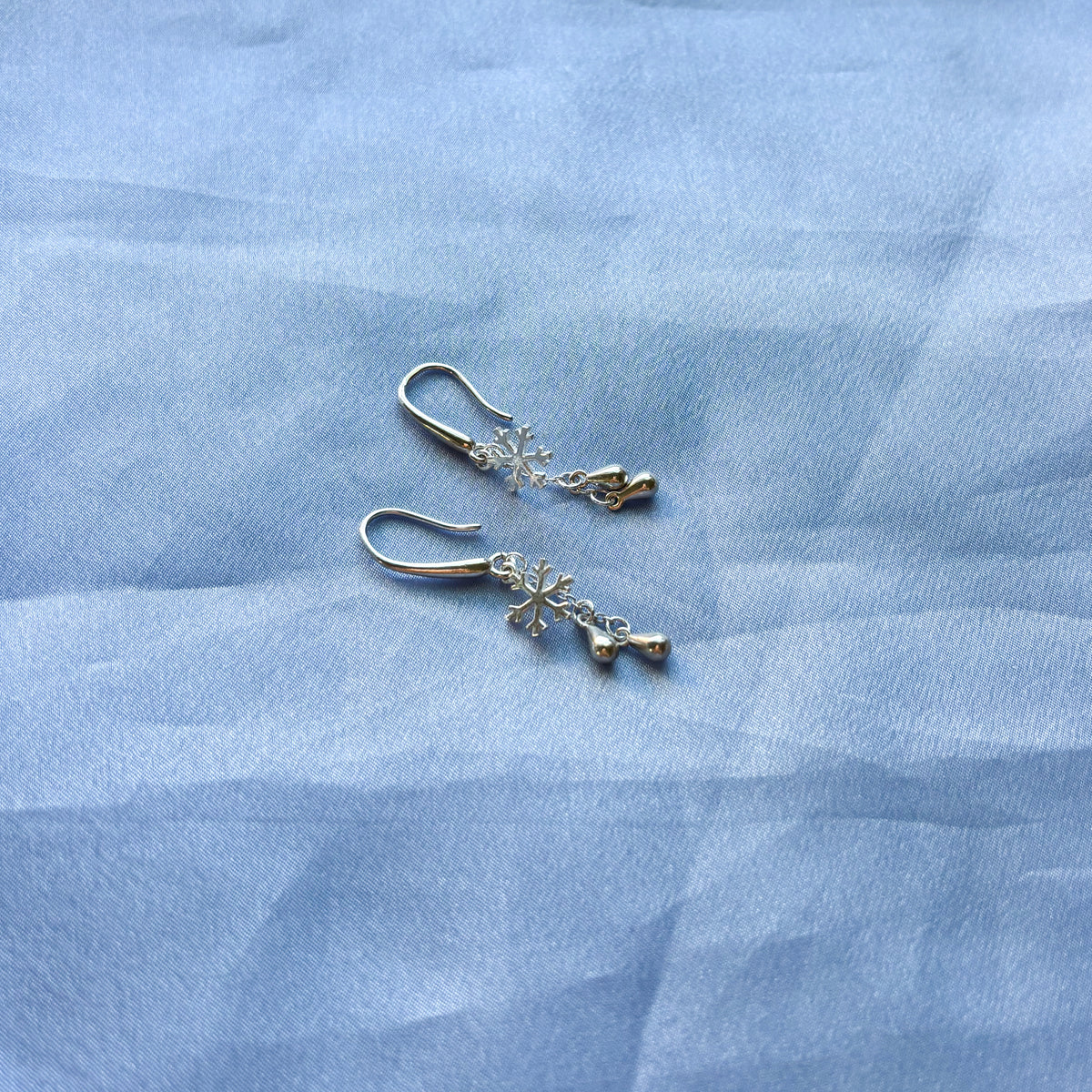 Falling Snowflake Earrings