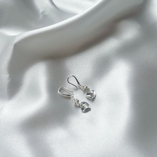 Twisted Heart Earrings