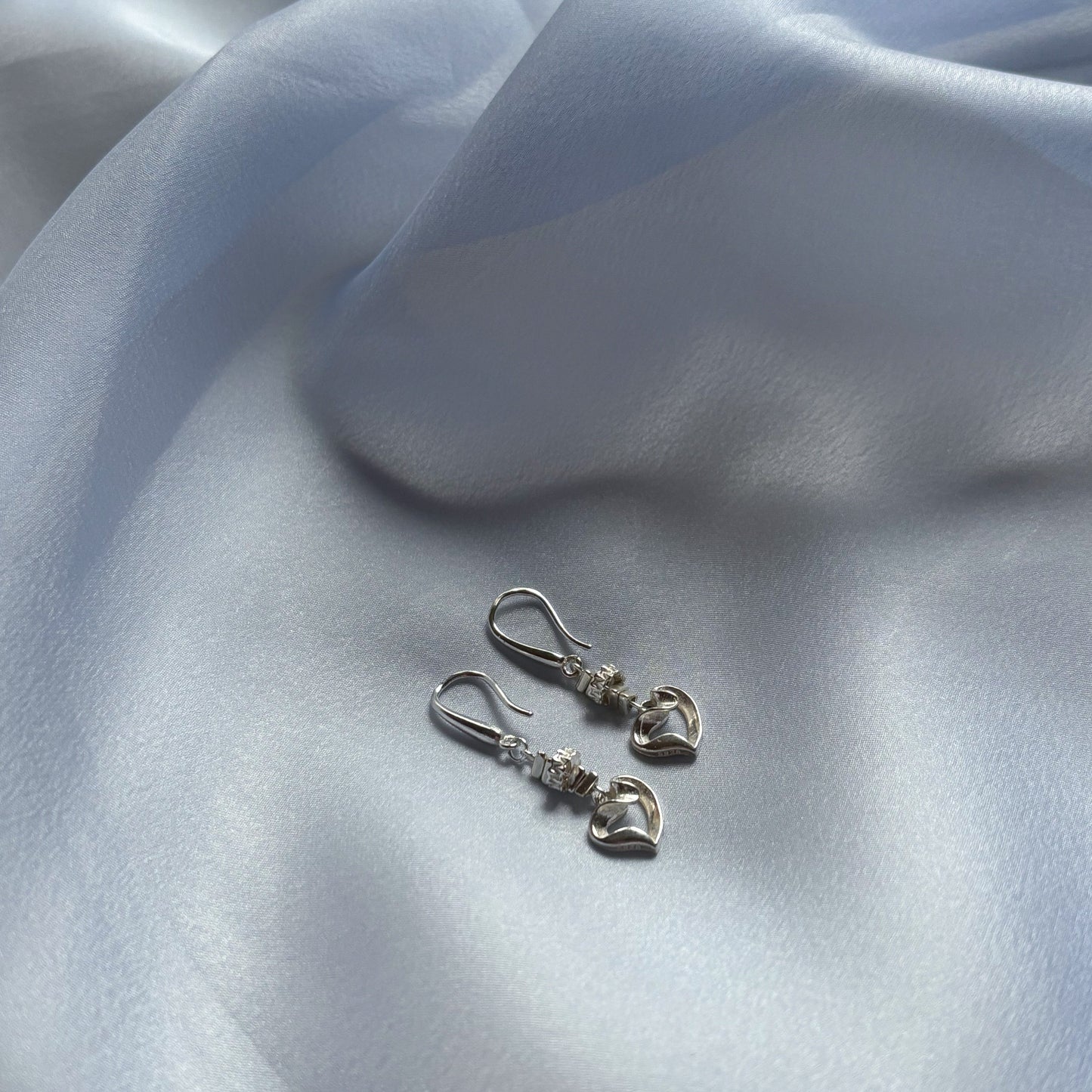 Twisted Heart Earrings
